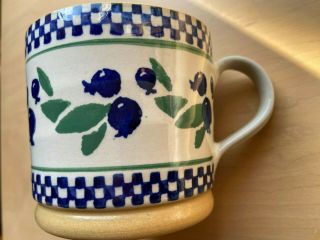 Vintage Nicholas Mosse Pottery Replacement Mug Blueberry Pattern Rare