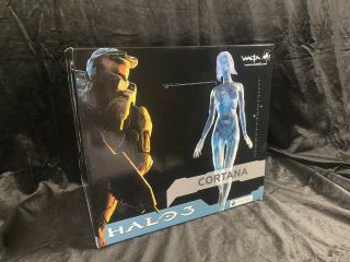 Weta Workshop Xbox 3 Halo Master Chief Spartan " Cortana " Statue Figure Bust