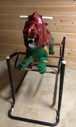 Battle Cat Spring Bouncer - Masters Of The Universe - Very Rare - 1985 Edition 3