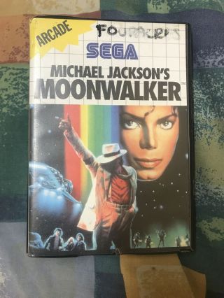 Sega Michael Jacksons Moonwalker Game