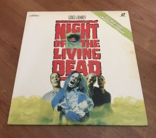 Night Of The Living Dead - 1990 Laserdisc - Ultra Rare Horror