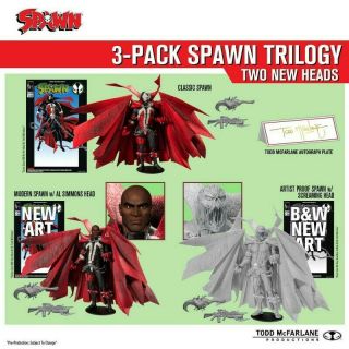 Spawn 3 - Pack Trilogy Set Mcfarlane Kickstarter Signed - International