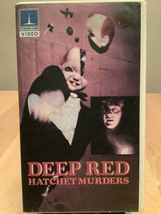 Deep Red Hatchet Murders/dario Argento Film/very Rare Thorn Emi Video Htf Vhs
