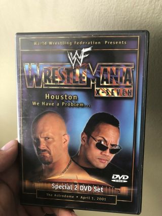 Wwf - Wrestlemania X - Seven Dvd 2001 2 - Disc Set 17 Rare Region 1 Oop