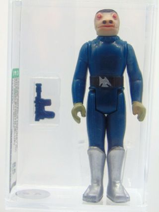 1978 Kenner Star Wars Loose Blue Snaggletooth,  No Dent In Boot,  Afa Grade 85 Nm,