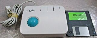 Trackball Roller Ball 3 Button Serial Mouse - And Rare - Make Offer