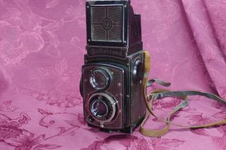 Very Rare Art Deco Camera Rolleicord With Triotar Lens Zeiss