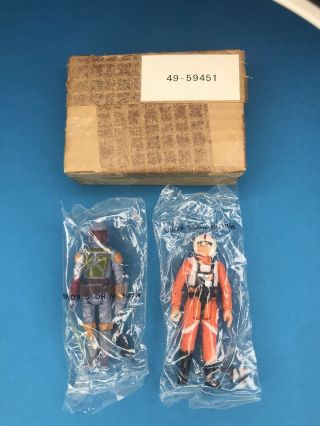 Vintage Star Wars 1979 Kenner Mail - In Luke Skywalker Boba Fett 2 - Pack