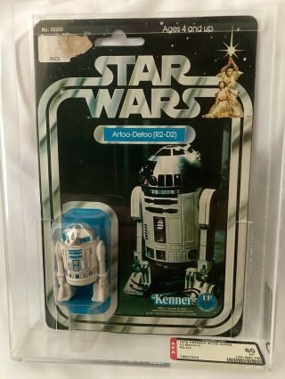 Afa 60 Ex 1978 Kenner Star Wars R2 - D2 12 Back - C (c60/b80/f80)