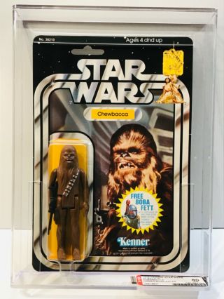 Afa 80 Nm 1978 Star Wars Chewbacca Figure 20 - Back G (80/85/85) Green Bowcaster