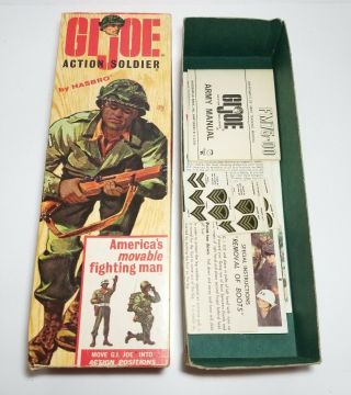 Vintage 1964 Gi Joe Negro Black 7900 Action Figure Box Only 1965 Rare