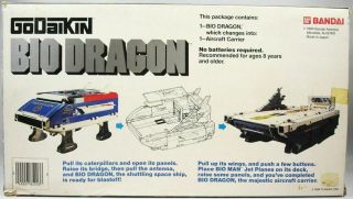 Bioman - Bio Dragon DX Transporteur (boite Godaikin) 2