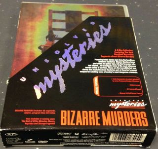 Unsolved Mysteries Bizarre Murders Dvd 2005 4 - Disc Set 32 Episodes Rare