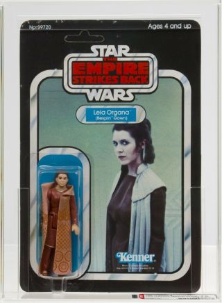 Star Wars 1980 Vintage Kenner Esb 31 Back B Princess Leia Bespin Moc Afa 75
