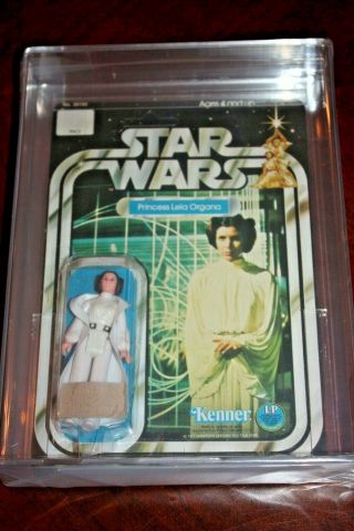 Star Wars Vintage Kenner 12 Back B Princess Leia Moc Afa 60 1978 1977