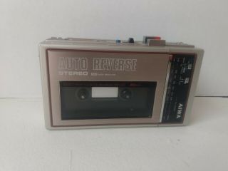 Rare Aiwa Hs - J02 Stereo Radio Cassette Recorder Japan Powers On