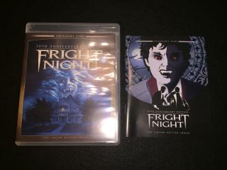 Played Once Fright Night 30th Anniversary Edition Blu - Ray Rare Oop Twilight Time