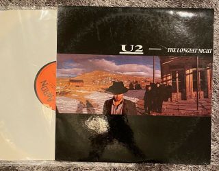 Rare U2 Vinyl Live Boot 2 Lps - The Longest Night - 1987 France Pressing