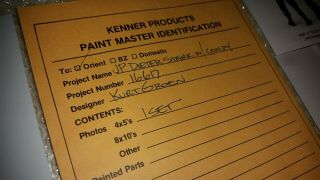 The Lost World Jurassic Park Dieter Stark Kenner Paint Master Set Prototype 2