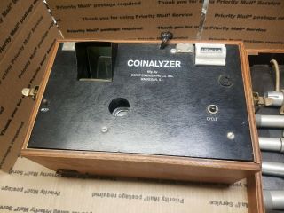 Vintage Coinalyzer Coin Viewer/magnifier Scan O Matic Rare Borst Eng.  Look