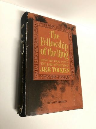 Vintage 1966 Lord of the Rings Trilogy Book Set Tolkien Hardcover with Maps Rare 3