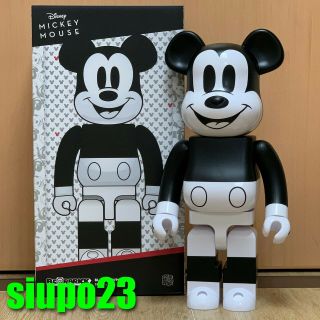 Medicom 1000 Bearbrick Mickey Mouse 2020 Black & White Be@rbrick