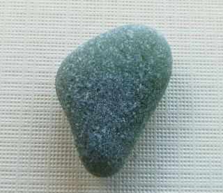 Larger Piece Of Antique Olive Green Beach Sea Glass,  Jewelry Grade