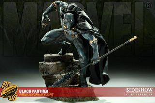 Sideshow Black Panther Premium Format Ex 1:4 Statue,  Avengers,  Marvel,  T 