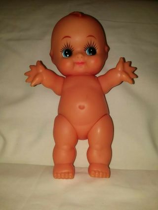 Vintage Kewpie Doll 8” Baby Toy Squeaker Made In Japan