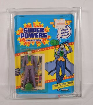Joker Action Figure Dc Powers Kenner 1984 Moc 12 Back Afa 80 Y Batman