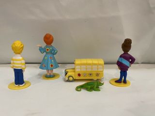 RARE Magic School Bus Ms.  Frizzle,  Keisha & Arnold Character Toys SCHOOL 2