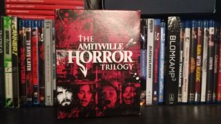 The Amityville Horror Trilogy (blu - Ray Disc,  2013,  3 - Disc Set) Rare Oop