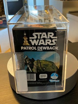 Vintage Kenner Star Wars Boxed Patrol Dewback Collector Series AFA 85 NM,  RARE 3