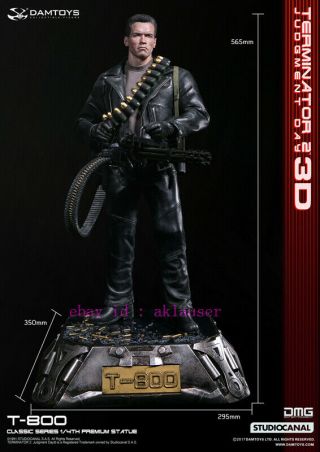 Damtoys Classic Series 1/4 Cs001 Terminator 2: Judgment Day T - 800 Statue Stock