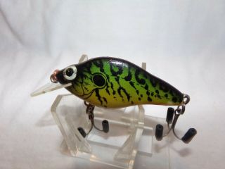 Vintage Natural Ike Fishing Lure Rnbw 2 3/8 "
