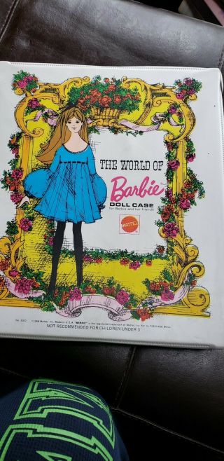 Vintage 1968 The World Of Barbie Doll Case