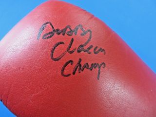BOBBY CHACON SIGNED 12oz EVERLAST BOXING GLOVE WORLD CHAMP RARE JSA T98684 2
