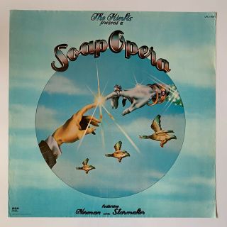 1975 Kinks Present A Soap Opera Promotional Rock Poster 24” X 24” Rare