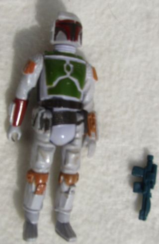 Star Wars Boba Fett Tri Logo No Coo Rare Painted Knee And Dart Complete