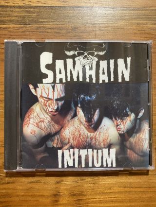 Samhain Cd Initium Danzig Misfits 1987 1st Press Og Disc Rare Eerie Von