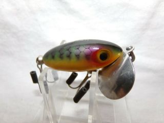 Vintage Arbogast Jitterbug Fishing Lure 1 3/4 " Perch