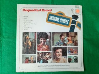 Sesame Street Cast Record Vinyl Lp Columbia 1970 Vintage Cr 21530
