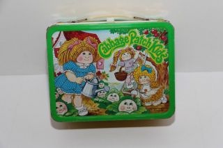 Vintage 1983 Cabbage Patch Kids Appalachian Metal Lunch Box