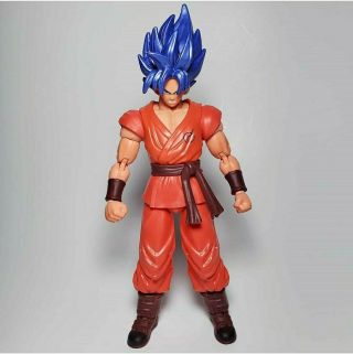 Dragon Ball Z Gt Kaioken Exclusive Goku Stars Blue Jakks Figuarts Figure