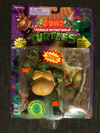 Tmnt Teenage Mutant Ninja Turtles Sumo Michaelangelo Figure 1995