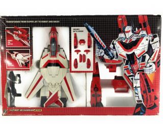 1985 G1 Transformers Autobot Air Guardian Jetfire Rare