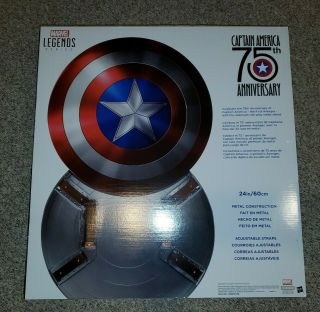 Marvel Captain America Legends Series 75th Anniversary Metal Shield 3