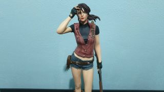 Résine/statue 1/4 Claire Redfield Resident Evil 2,  Green Leaf Zombie Huntress