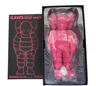 Kaws What Party Pink Neon Rare Limited 2020 Chum Bearbrick Be@rbrick