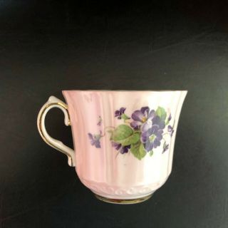 Vintage Old Royal Bone China Tea Cup And Saucer 2